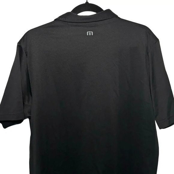 Travis Mathew Men’s Troubadour Performance Cotton Blend Polo Black Size Large - Picture 5 of 6